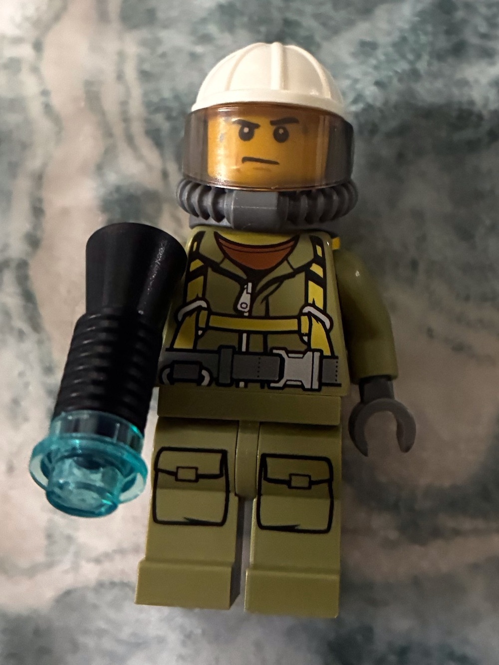 Lego city fire fighter minifigure